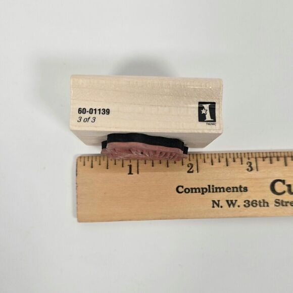 Lot of 9 Rubber Stamps Wood Mounted Mixed Themes Arts And‎ Crafts - Picture 10 of 16